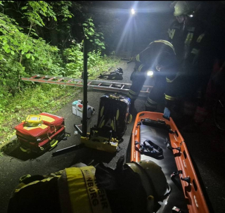 Personenrettung aus unwegsamen Gelände
